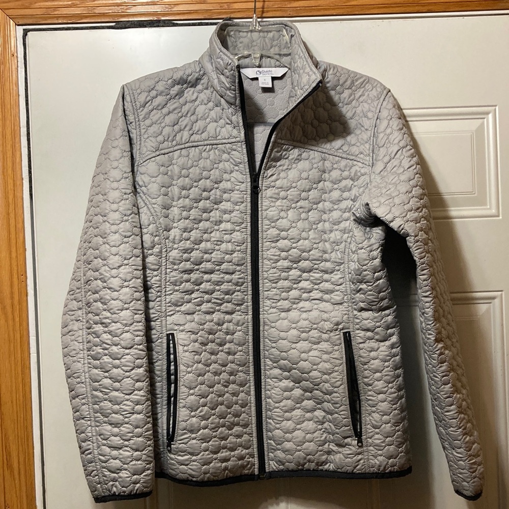 Guide Series Gray Quilted Jacket with Black Accents S